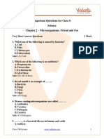 Important Questions For CBSE Class 8 Science Chapter 2