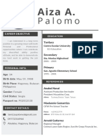 Aiza A. Palomo Resume