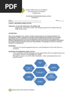 Business Simulation Module 1 2