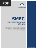 SMEC - Especificación Técnica Resumen