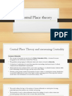 Central Place Theory