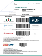 Ficha de Deposito de Pago