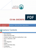 Lecture 1 - Sets and Sets Operations - Updated PDF