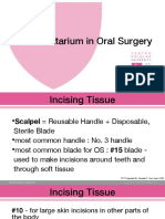 Armamentarium in Oral Surgery