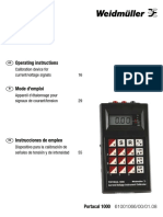 Manual de Usuario de Instrumento Mann Portacal 1000