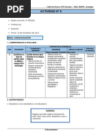 3° Grado - Actividad Del 16 de Noviembre