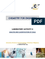 Activity 8 - Analysis and Classification of Coals