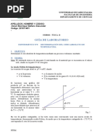 Fís-II - Experimento N°9 - Determinación Del Cero Absoluto de Temperatura