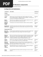 Microsoft Windows Components