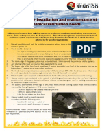 Mechanical Exhaust Ventilation Hoods Fact Sheet