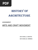 Hoa - Arts and Crafts Movement