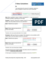 Pharmacology Formulas