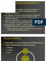 Ethics and Social Responsibility