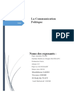 GROUPE 6 Communication Politique