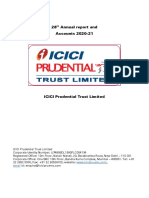 28th Annual Report and Annual Accounts For 2020 21 - Icici Pru Trust