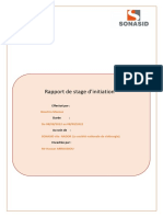 Rapport de Stage Sonasid