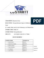 ASSIGNMENT Nursing Informatics Finale Paper