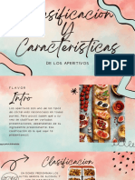 Características y Clasificación de Los Aperitivos