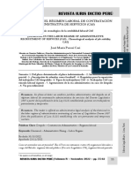 El Despido en El Régimen de Contratacion Administrativa de Servicios - Cas - Autor José María Pacori Cari