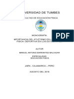 Monografia Importancia Del Atletismo