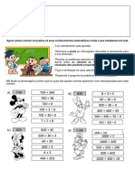 Avaliação Matemática CERM 6° ANO - 2°BIMESTRE