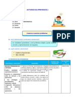 D2 A1 SESION Creamos Nuestros Problemas