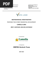 Inital Soil Report - Camella Lima - Malvar, Batangas - VERTEX Geotech - 06.22.2019