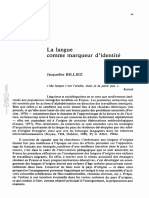 Article 3 - La - Langue - Comme - Marqueur - Didentite