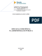 Eficácia E Eficiência Na Administração Pública: Escola Da Assembleia