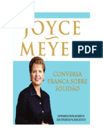 Conversa Franca Sobre Solidão - Joyce Meyer