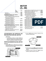 Motor (ZL, ZM) : Advertencia de Servicio de Reconstrucción Del Motor