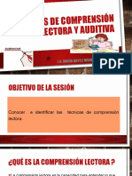 Técnicas de Compresión Lectora y Auditiva