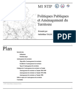 Politiques Publiques Et Aménagement Du Territoire