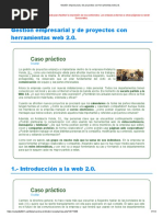 Gestión Empresarial y de Proyectos Con Herramientas Web 2.0