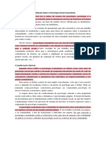 Texto 5 Uma Reflexão Sobre A Psicologia Social Comunitária (Lido e Resumido)