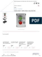 LBX20120 - BACO Spring Return Control Station Switch - NO - NC, Plastic, Green, Red, IP66 - RS