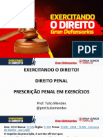 Prescrição em Exercícios - 22-2-2021 - Tulio Mendes