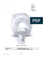 SIGNA Creator (MRI 1.5tesla) Spesification