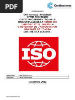 Offre Technique ISO 22716 ISO13485 ISO 9001 Et ONSSA