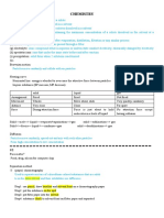 Chem Checklist