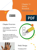 Powerpoint Chapter 11. Survey Research RDeCarloTextbook