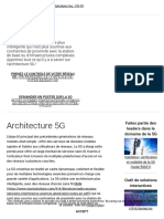 Architecture de Réseau 5G. Architecture de Cœur, RAN Et de Sécurité Pour La 5G