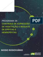 07 Controle de Supressao de Vegetacao e Resgate de Epifitas e Hemiepifitas Rodoviario