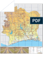 Carte Routière Cote D'ivoire