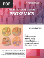 Architectural Design 3 - Lecture 2 - Proxemics