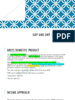 GDP and GNP