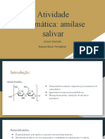 Atividade Enzimática - Amilase Salivar