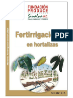 Fertirrigacion de Hortalizas