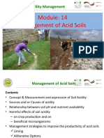 Module 14 Management of Soil Acidity