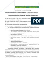 Curriculum y Transposicion Didactica